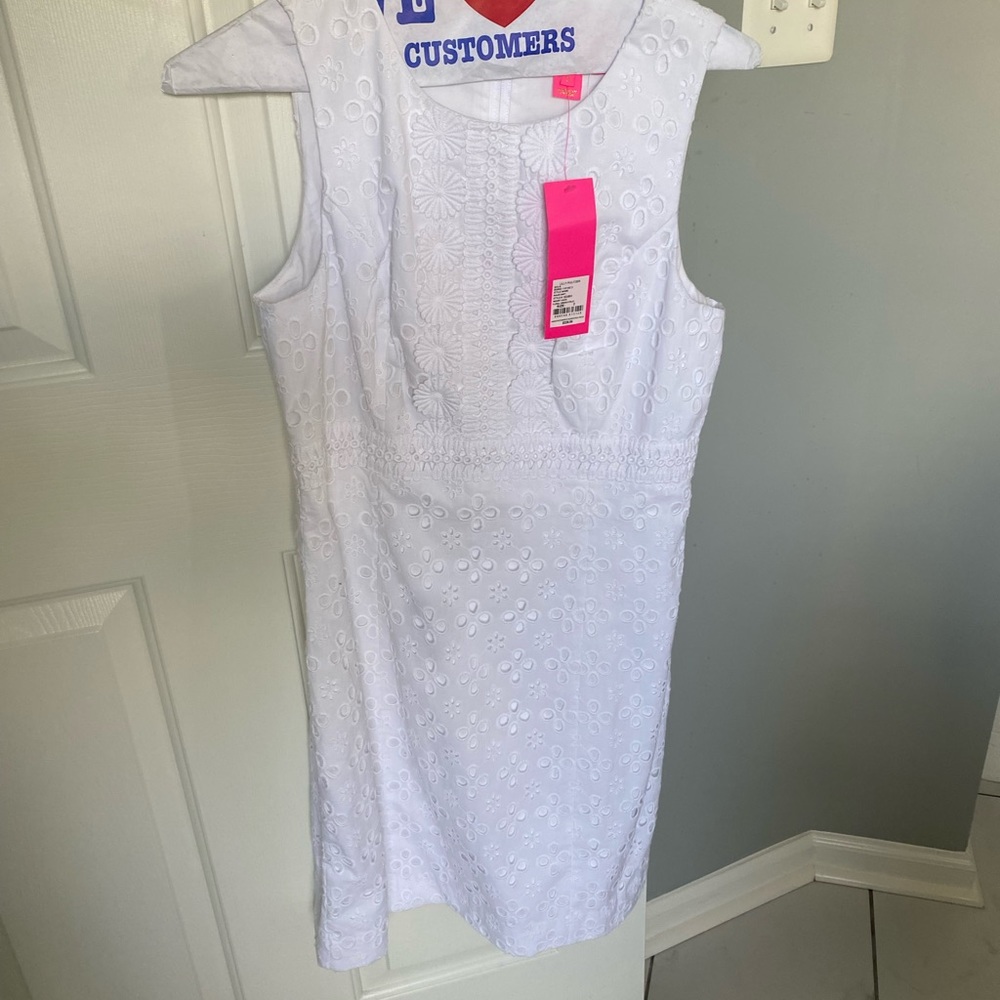 Lilly Pulitzer White Shift Dress